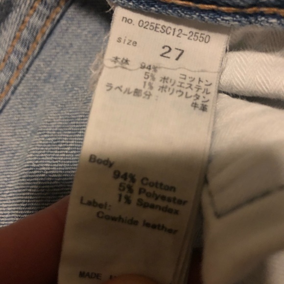 Moussy vintage 27x 26 great fir petite gals! Distressed and low waist - Picture 2 of 7